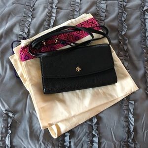Tory Burch Leather Crossbody or Clutch